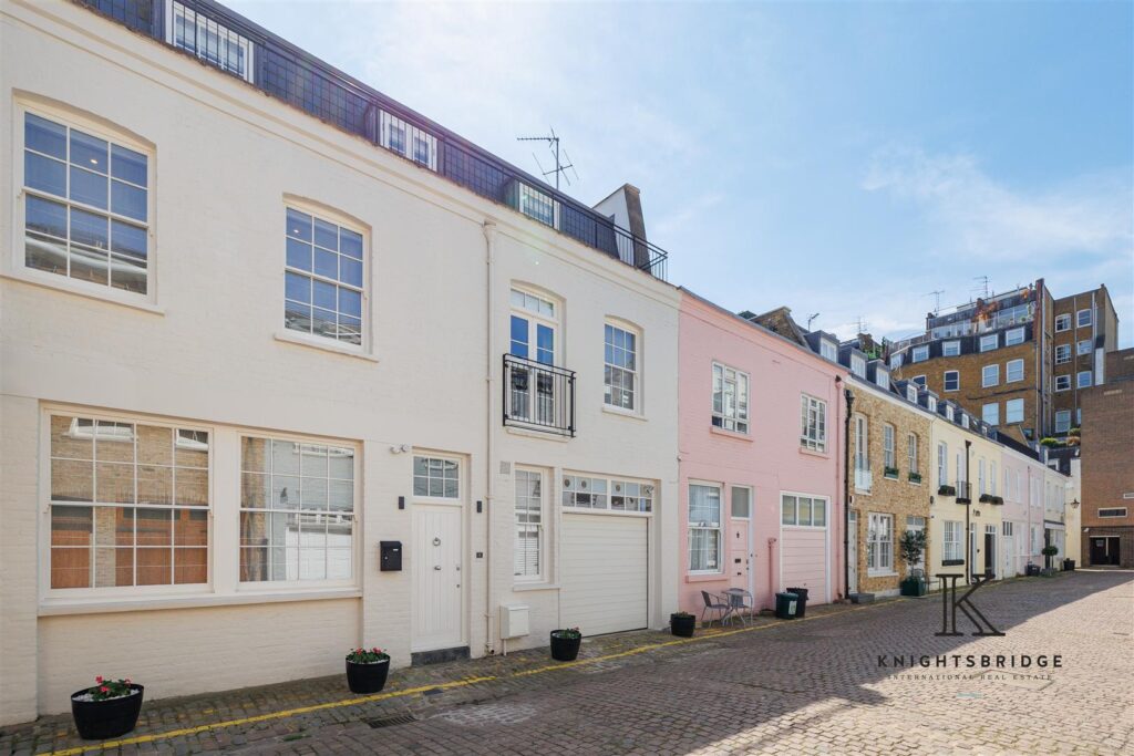Front view Princes Gate Mews, Knightsbridge, London